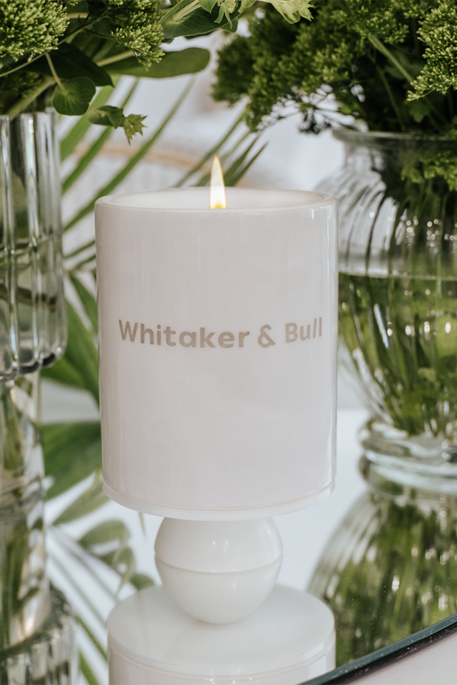 Whitaker Bull Scented Candle Gift Box Blank Canvas
